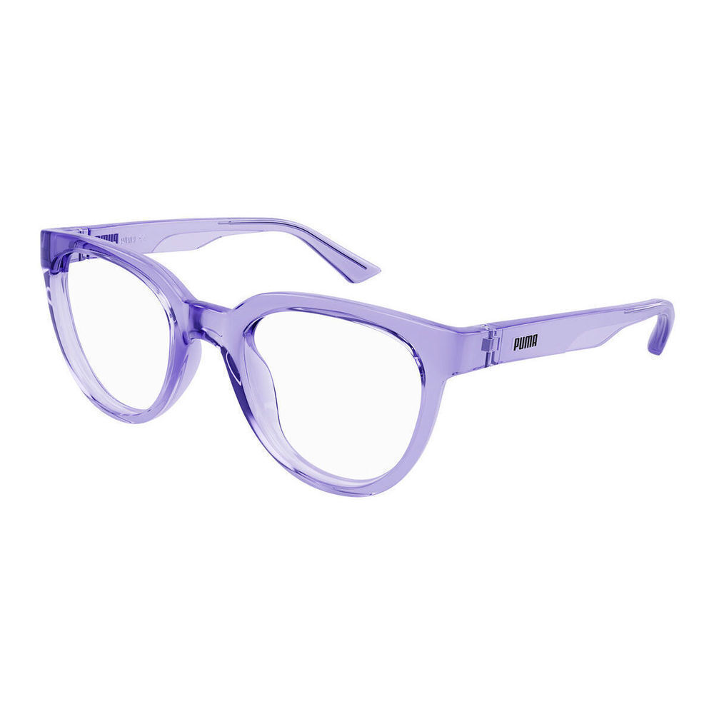 NWT PUMA PU0425o 002 Violet Violet Eyeglasses